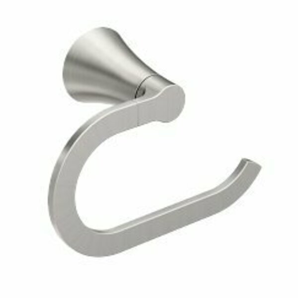 Moen Mikah Towel Ring in Brushed Nickel Y0786BN